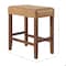 Alaterre Furniture Madison Backless Counter Height Stool True Walnut Finish with Cognac PU AVMA2120 - alternate 10